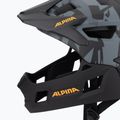 Детска велосипедна каска Alpina Rupi black camo/orange matt 7