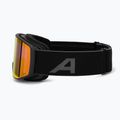 Скиорски очила Alpina Venet Q-Lite black matt/red 4