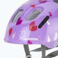 Детска велосипедна каска Alpina Ximo 2 Jr purple hearts gloss 7