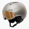 Скиорска каска Alpina Vizzard QV MIPS sand matt