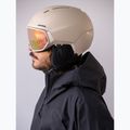 Скиорска каска Alpina Vizzard QV MIPS sand matt 6