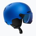 Детска скиорска каска Alpina Zupo 2 Visor Q-Lite blue matt 2