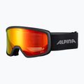 Скиорскa маска Alpina Narkoja 2 Q-Lite black matt/red s2
