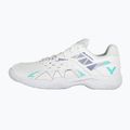 Мъжки обувки за бадминтон VICTOR P8500CLS AG bright white/hunter green 9