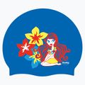 Детска шапка за плуване Fashy 3047 Печатно синьо 2