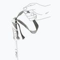 Дамски скиорски щеки  LEKI Bliss silvergrey/white/rose gold 5