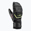 Детски скиорски ръкавици LEKI WCR Team 3D Junior Mitt black/ ice lemon 8