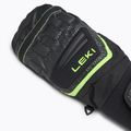 Детски скиорски ръкавици LEKI WCR Team 3D Junior Mitt black/ ice lemon 5