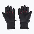 Детски скиорски ръкавици LEKI Griffin 3D Junior black/ rose 3