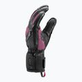 Дамски скиорски ръкавици LEKI Griffin Pro 3D black/ rose 9