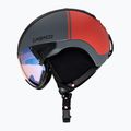 Ски каска CASCO SP-2 Photomatic Visor структурирана арсеново сиво / червено 5