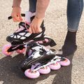 Playlife Lancer 84 дамски ролкови кънки в черно и лилаво 880274 14