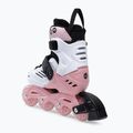Детски кънки Powerslide Khaan Junior LTD в бяло и розово 940672 3