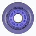 Колела за ролери Powerslide Neons LED 72 mm/85A 4 pcs. lilac