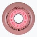 Колела за ролери Powerslide Neons LED 72 mm/85 A 4 pcs. rose