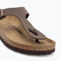 Чехли BIRKENSTOCK Gizeh Birkibuc Narrow mocca 7