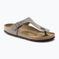 Чехли BIRKENSTOCK Gizeh Birkibuc Narrow stone 8