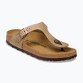 Чехли BIRKENSTOCK Gizeh Oiled Leather tabacco brown