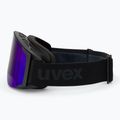Предпазни ски очила UVEX G.gl 3000 TO black matt/mirror blue/lasergold lite/clear 4