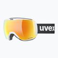 Предпазни ски очила UVEX Downhill 2100 CV Race white matt/mirror orange clear