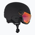 Ски каска UVEX Wanted Visor black matte/mirror red smoke 3