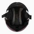 Детска скиорска каска UVEX Rocket Visor Jr white/black matt/mirror blue/smoke 5