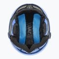 Детска ски каска UVEX Rocket Visor Jr blue matt/mirror blue/smoke 5