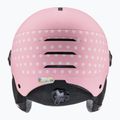 Детска ски каска UVEX Rocket Visor Jr pink confetti matt/mirror silver/lasergold lite 4