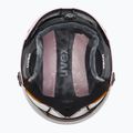 Детска ски каска UVEX Rocket Visor Jr pink confetti matt/mirror silver/lasergold lite 5