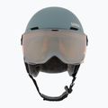 Детска ски каска UVEX Rocket Visor Jr rhino/blush matt/mirror silver/lasergold lite 2
