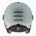 Детска ски каска UVEX Rocket Visor Jr rhino/blush matt/mirror silver/lasergold lite 3