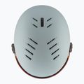 Детска ски каска UVEX Rocket Visor Jr rhino/blush matt/mirror silver/lasergold lite 5
