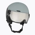 Ски каска UVEX Wanted Visor glacier/rhino matt/mirror silver smoke