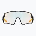 UVEX Sportstyle 231 2.0 V очила за колоездене черни матови/светлоотразителни червени 53/3/028/2203 2