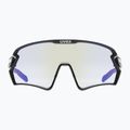 UVEX Sportstyle 231 2.0 V очила за колоездене черни матови/светлоогледални сини 53/3/028/2204 7