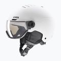 Ски каска UVEX Wanted Visor Pro V white matt/variomatc smoke 6