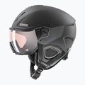 Ски каска UVEX Instinct Visor PRO V black matt/silver/silver 3