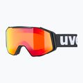 Предпазни ски очила UVEX Gravity FM black matt/mirror red orange clear