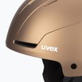 Ски каска UVEX Stance brown/black matt 7