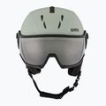 Ски каска UVEX Instinct Visor oxid green matt/mirror silver/smoke 2