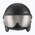 Каска за ски UVEX Wanted Visor Pro V black/silver matt 2