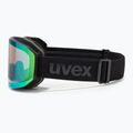 Скиорски очила UVEX Evidnt Attract V + калъф black matt/mirror green clear/yellow 5