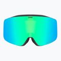 Детски предпазни ски очила UVEX Pwdr FM black matt/mirror green yellow clear 2