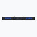 Детски предпазни ски очила UVEX Pwdr FM black matt/mirror blue smoke clear 5