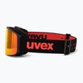 Детски предпазни ски очила UVEX Pwdr FM black matt/mirror red orange clear 4