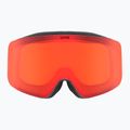 Детски предпазни ски очила UVEX Pwdr FM black matt/mirror red orange clear 2