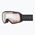 Предпазни ски очила UVEX Xcitd V black matt/mirror red clear