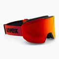 Предпазни ски очила UVEX Evidnt Attract + case black matt/mirror red orange clear 2