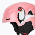 Детска ски каска UVEX Viti Set + очила Speedy Pro pink penguin/lasergold lite 7