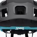 UVEX каска за велосипед React black/teal matt 7